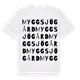 Myggsjögård ordlek t-shirt
