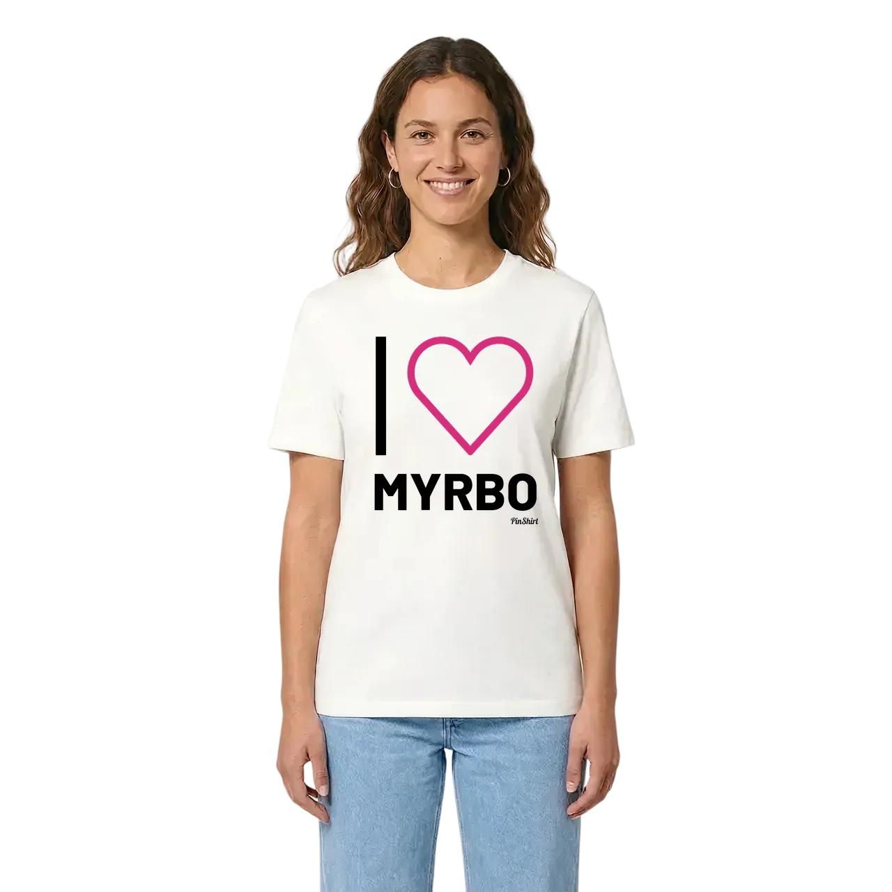 Jag älskar Myrbo t-shirt stort tryck i miljö