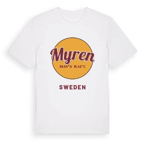 Myren cirkel t-shirt – ekologisk bomull t-shirt från Pinshirt