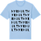 Blue Soul t-shirt med Myrhult ordlek t-shirt