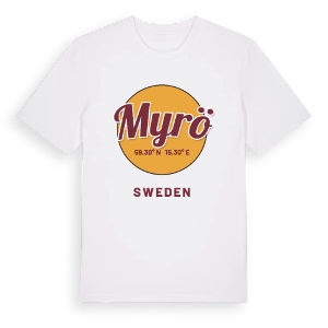 Myrö cirkel t-shirt – ekologisk bomull t-shirt från Pinshirt