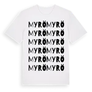 Myrö ordlek t-shirt – ekologisk bomull t-shirt från Pinshirt