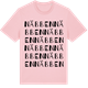 Pink Cotton t-shirt med Näbben ordlek t-shirt