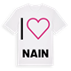 Jag älskar Nain t-shirt stort tryck