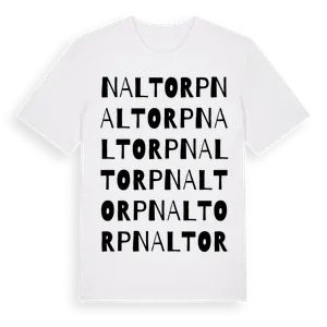 Naltorp ordlek t-shirt – ekologisk bomull t-shirt från Pinshirt