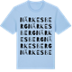Blue Soul t-shirt med Närkesberg ordlek t-shirt