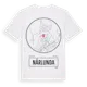 White t-shirt med Närlunda t-shirt