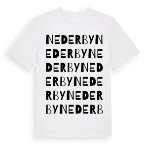 Nederby ordlek t-shirt – ekologisk bomull t-shirt från Pinshirt