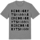 Mid Heather Gray t-shirt med Nedra Gryts hammare ordlek t-shirt