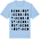 Blue Soul t-shirt med Nedra Östa ordlek t-shirt