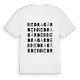Nedragården ordlek t-shirt