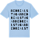 Blue Soul t-shirt med Nedre Alstugan ordlek t-shirt