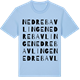 Blue Soul t-shirt med Nedre Bavlinge ordlek t-shirt