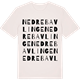 Vintage White t-shirt med Nedre Bavlinge ordlek t-shirt