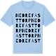 Blue Soul t-shirt med Nedre Fasttorp ordlek t-shirt