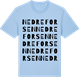 Blue Soul t-shirt med Nedre Forsen ordlek t-shirt
