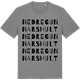 Mid Heather Gray t-shirt med Nedre Gunnarshult ordlek t-shirt