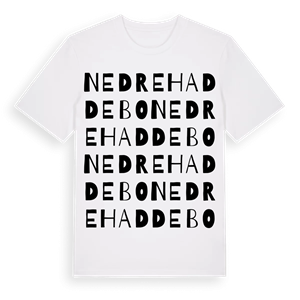 Nedre Haddebo ordlek t-shirt – ekologisk bomull t-shirt från Pinshirt
