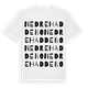 Nedre Haddebo ordlek t-shirt
