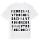Nedre Halvtrobo ordlek t-shirt