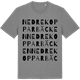 Mid Heather Gray t-shirt med Nedre Kopparbäcken ordlek t-shirt