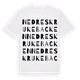 Nedre Skrukebacken ordlek t-shirt