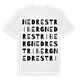 Nedre Striberg ordlek t-shirt