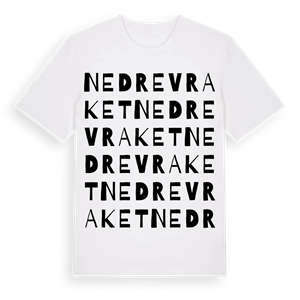 Nedre Vraket ordlek t-shirt – ekologisk bomull t-shirt från Pinshirt