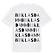 Niklasdamm ordlek t-shirt