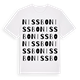 White t-shirt med Nissbo ordlek t-shirt