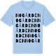 Blue Soul t-shirt med Nogården ordlek t-shirt