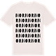 Vintage White t-shirt med Nor ordlek t-shirt