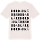Vintage White t-shirt med Nordankärr ordlek t-shirt