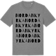 Mid Heather Gray t-shirt med Nordankyrka ordlek t-shirt
