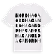 Nordhaga ordlek t-shirt
