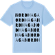 Blue Soul t-shirt med Nordhaga ordlek t-shirt