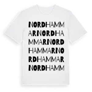 Nordhammar ordlek t-shirt – ekologisk bomull t-shirt från Pinshirt