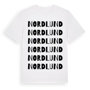 Nordlund ordlek t-shirt – ekologisk bomull t-shirt från Pinshirt