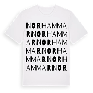 Norhammar ordlek t-shirt – ekologisk bomull t-shirt från Pinshirt