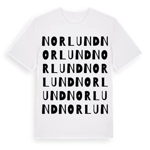 Norlund ordlek t-shirt – ekologisk bomull t-shirt från Pinshirt