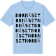 Blue Soul t-shirt med Nornäset ordlek t-shirt