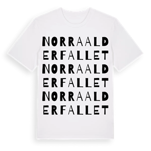 Norra Alderfallet ordlek t-shirt – ekologisk bomull t-shirt från Pinshirt
