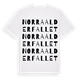 Norra Alderfallet ordlek t-shirt