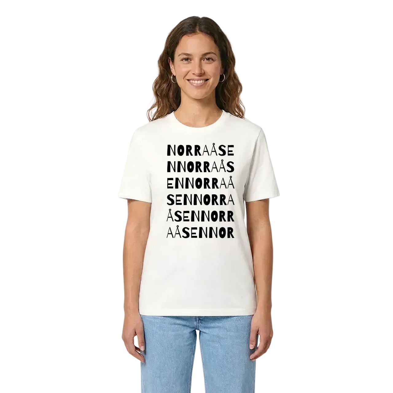 Norra Åsen ordlek t-shirt i miljö