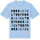 Blue Soul t-shirt med Norra Bäcktorp ordlek t-shirt