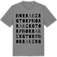 Mid Heather Gray t-shirt med Norra Bergtorp ordlek t-shirt