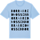 Blue Soul t-shirt med Norra Bredmossen ordlek t-shirt