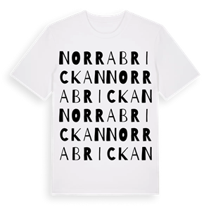 Norra Brickan ordlek t-shirt – ekologisk bomull t-shirt från Pinshirt
