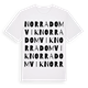 Norra Domvik ordlek t-shirt