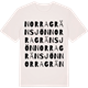 Vintage White t-shirt med Norra Gränsjön ordlek t-shirt